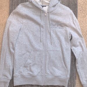 Michael Kors Gray zip up hoodie